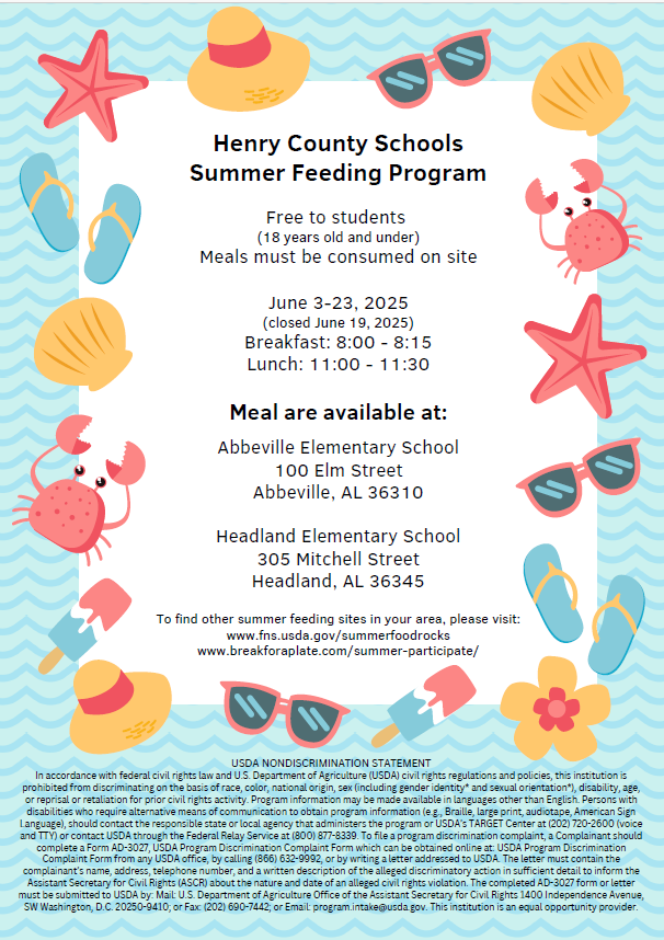 Henry County Summer Feeding Info